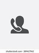 Image result for Phone Call Man Icon