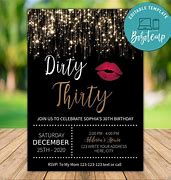 Image result for Dirty 30 Birthday Cards Printable
