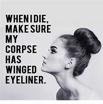 Image result for Winged Eyeliner Meme