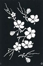 Image result for Old School Butterfly Cherry Blossom Stencil