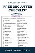 Image result for Free Printable Declutter Challenge