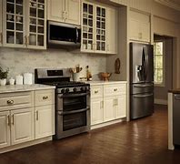 Image result for Black Stainless Steel Appliances and Cabinets
