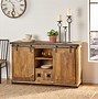 Image result for Natural Mango Wood Industrial Console