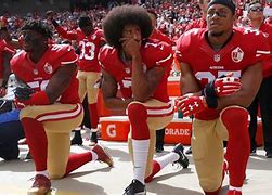 Image result for Colin Kaepernick Kneeling during National Anthem
