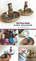 Image result for DIY Nail Polish Ring Holder