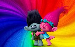 Image result for Trolls Background Rainbow Flowers