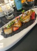 Image result for Fine Dining Squid Ink Risotto