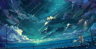 Image result for Shooting Star Anime Wallpaper 4K