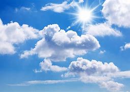 Image result for Bright Blue Sky Clouds Sun