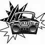 Image result for boomboxes draw graffiti