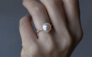 Image result for 24-Carat Ring Pearl