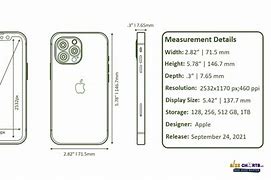 Image result for How Big Is iPhone 13 Pro Inches