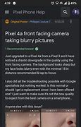 Image result for Pixel 4 Front Camera Blurry