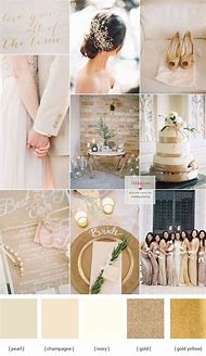 Image result for Champagne Ivory Blush Wedding Color