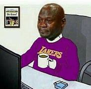 Image result for Lakers Crying Meme