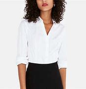 Image result for White Button Down Shirt Women