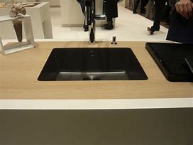 Image result for Black Undermount Cast Iron Kitchen Sinks