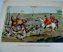 Image result for Antique English Hunting Prints