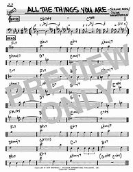 Image result for All the Things You Are Sheet Music