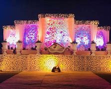 Image result for Unique Stage Decoration for Banquet in Engagement