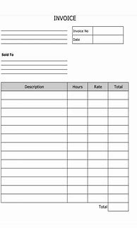 Image result for Blank Invoice Receipt