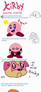 Image result for Anime Kirby Meme