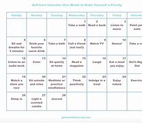 Image result for Planning Calendar Self-Care