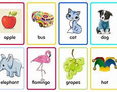 Image result for Alphabet Vocabulary Flashcards