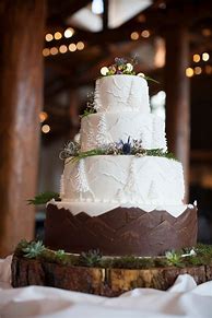 Image result for Mountain Wedding Cake