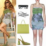Image result for Beyonce Green Dress Bad Picture