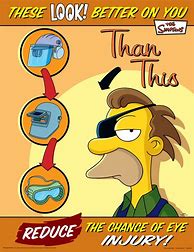 Image result for Funny Simpsons Safety Posters