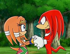 Image result for Knuckles and Tikal