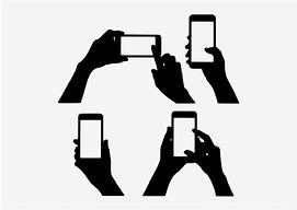 Image result for Hand Holding Cell Phone Clip Art