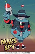 Image result for A Robot with a Laser Gun Cartoony