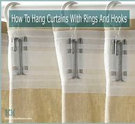 Image result for How to Hang Drapes with Rings