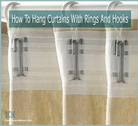 Image result for How to Hang Curtains with Rings