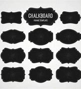 Image result for Blank Black Labels