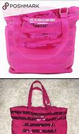 Image result for Sparkly Pink Victoria's Secret Bag