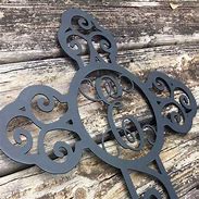 Image result for Custom Wrought Iron Letters