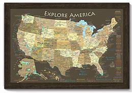 Image result for National Parks Push Pin Travel Map