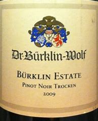 Image result for Dr Burklin Wolf Pinot Noir