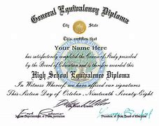 Image result for Free Blank GED Certificate