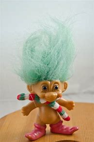 Image result for Blue Troll Doll