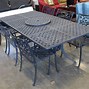 Image result for Cast Iron Patio Table and Chairs