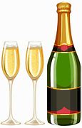 Image result for Champagne Bottle and Glass Vector