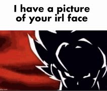 Image result for Goku Shadow Face Meme