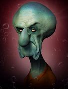 Image result for Squidward Long Hair