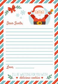 Image result for Santa Letter Format