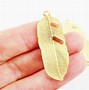 Image result for Gold Plated Feather Charm