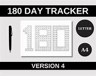 Image result for 180 Days Calendar Challenge